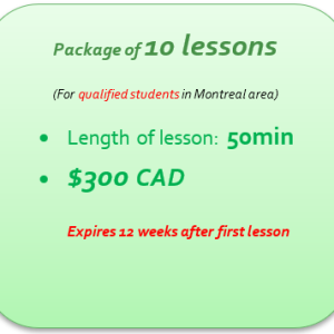 Oud lessons online and in person in Montreal - Package of 10 lessons